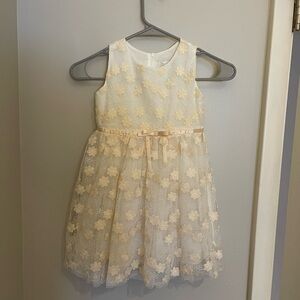 Popatu Cream Sleeveless Sundress for Weddings